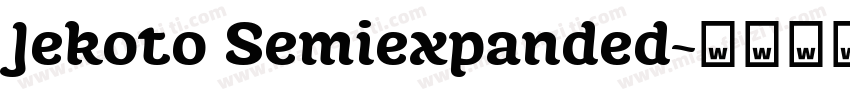 Jekoto Semiexpanded字体转换